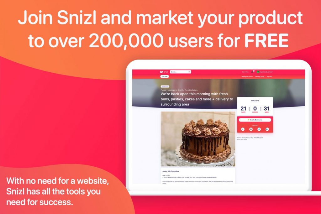 Join Snizl and market your product for free FAQ 